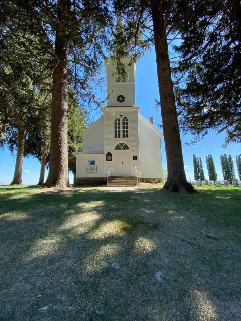 Current picture of West Paint Creek Synod Evangelical Lutheran Church and Cemetery