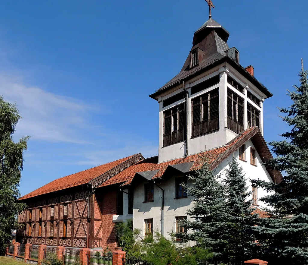 Elbląg, kościół ewangelicki, ob. rzym.-kat. p.w. Trójcy Św., 1838, 1993