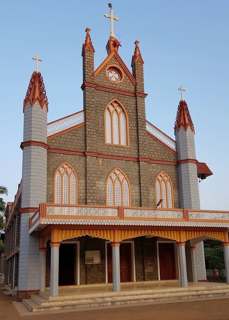 This is a picture of St. Mary’s Pro-Cathedral, Noojibalthila taken in 2018
