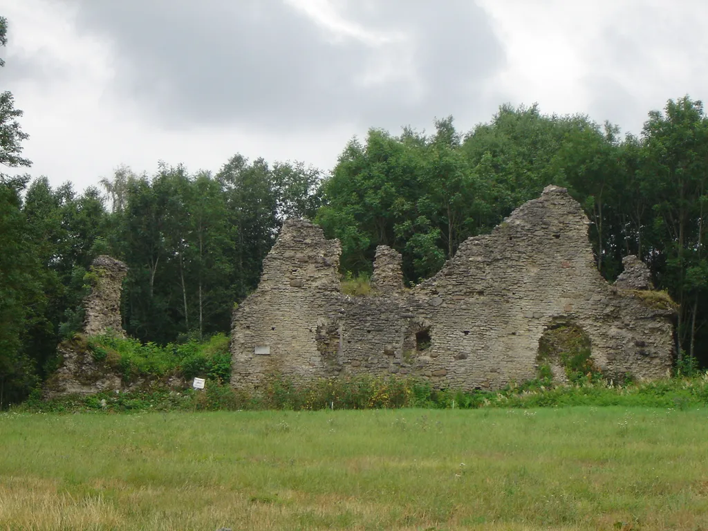 Ruins of Angerja vassal castle in Estonia.