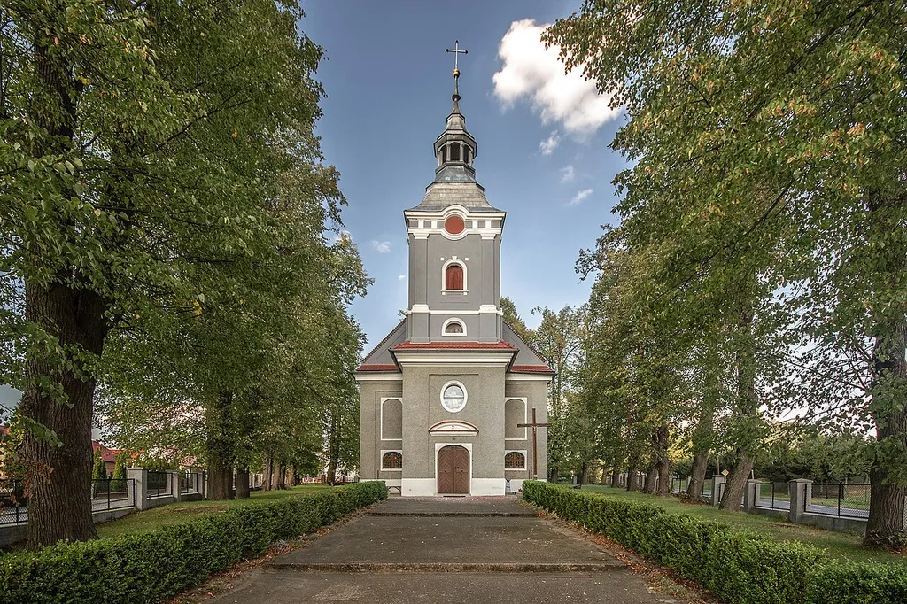 Kamienna, kościół fil. p.w. św. Jadwigi, 1804-1805