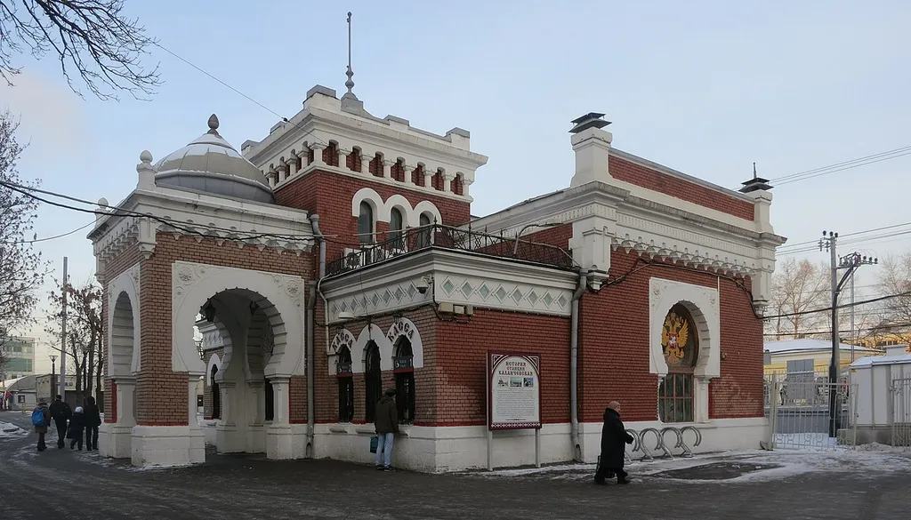 Здание Царского павильона Николаевской железной дороги. Здание связано с революционными событиями 1917 г.; Царский павильон на платформе Каланчевская г.Москвы: Каланчёвская ул., дом 12, Красносельский, Центральный округ, Москва
