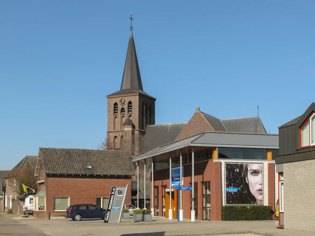 This is an image of a municipal monument in Boxmeer with number