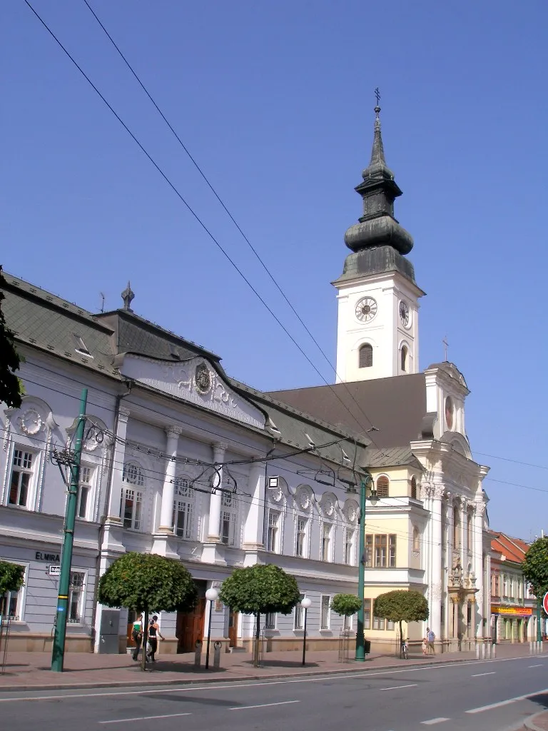 Mesto Prešov katedrálny chrám sv. Jána Krstiteľa, sídlo arcibiskupského gréckokatolíckeho úradu