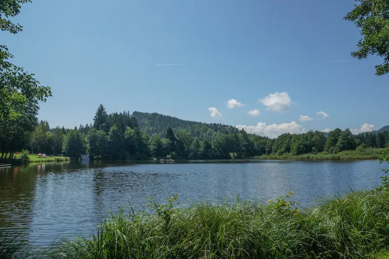 Der Flatschacher See in Kärnten