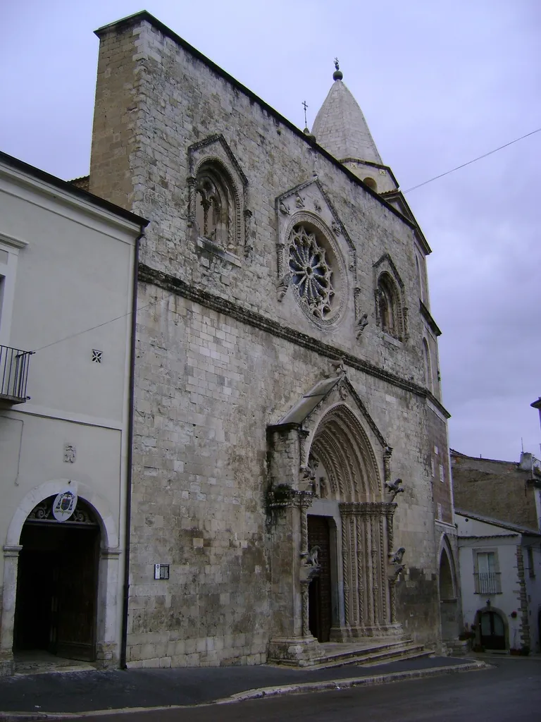The cathedral of Larino, in the province of Campobasso, in Molise