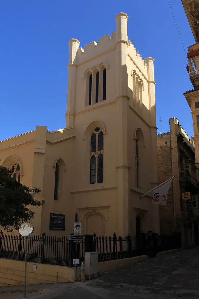 St. Andrew's Scots Church, Triq il-Fran / Triq Nofs-in-Nhar in Valletta, Malta
