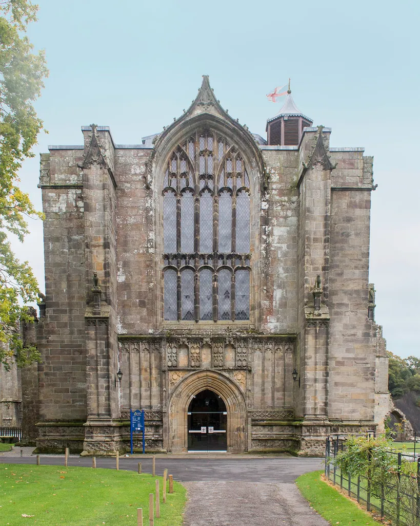 West front of the priory church of St Mary and St Cuthbert, Bolton Abbey, North Yorkshire