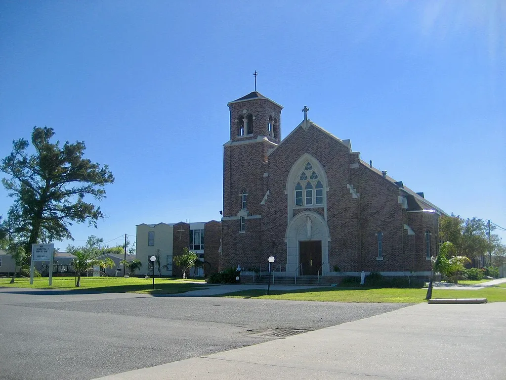 St. Patrick's Catholic Church, Homeplace, Plaquemines Parish, Louisiana.