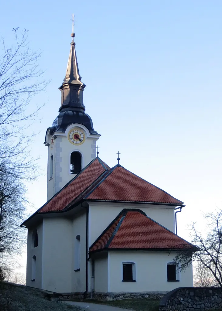 Virgin Mary Church in Šinkov Turn, Municipality of Vodice, Slovenia