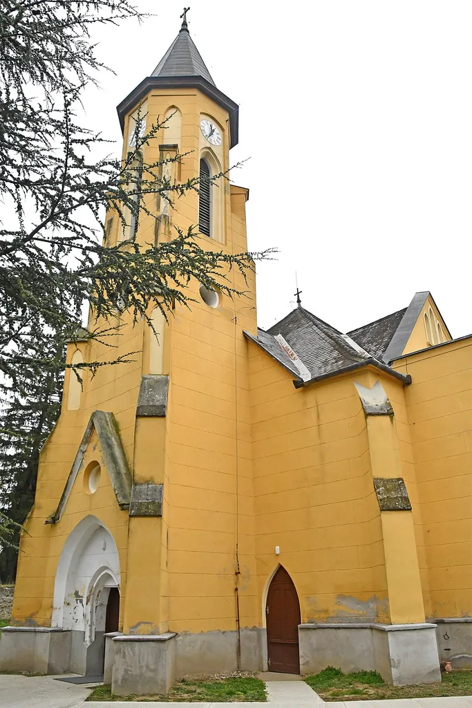 Roman Catholic church in Alsózsid, Várvölgy, Zala, Hungary