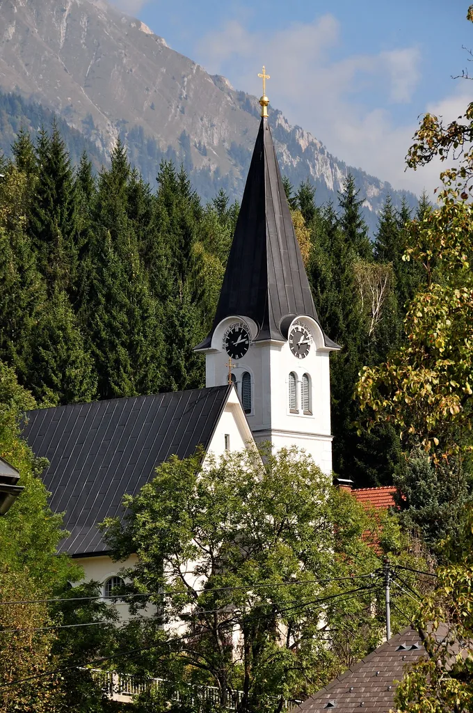 Lutheran church on the Radniger Street #4, municipality Hermagor-Pressegger See, district Ermagor, Carinthia, Austria