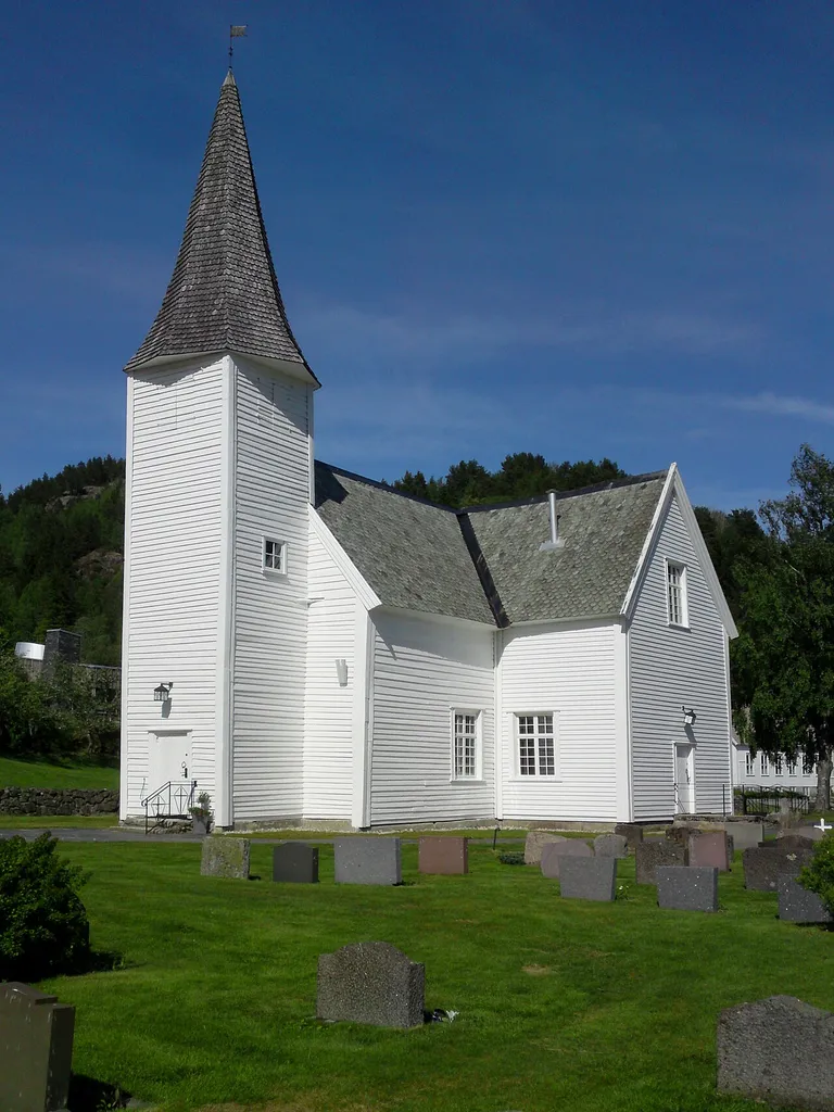 Åseral church in Åseral, Norway