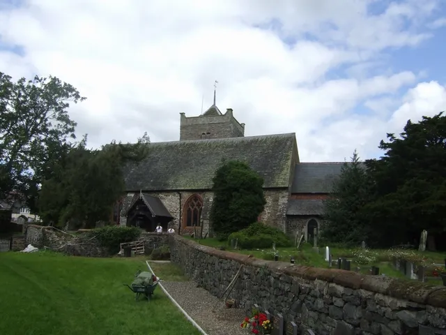 Worthen Church, near to Worthen, Shropshire, Great Britain.