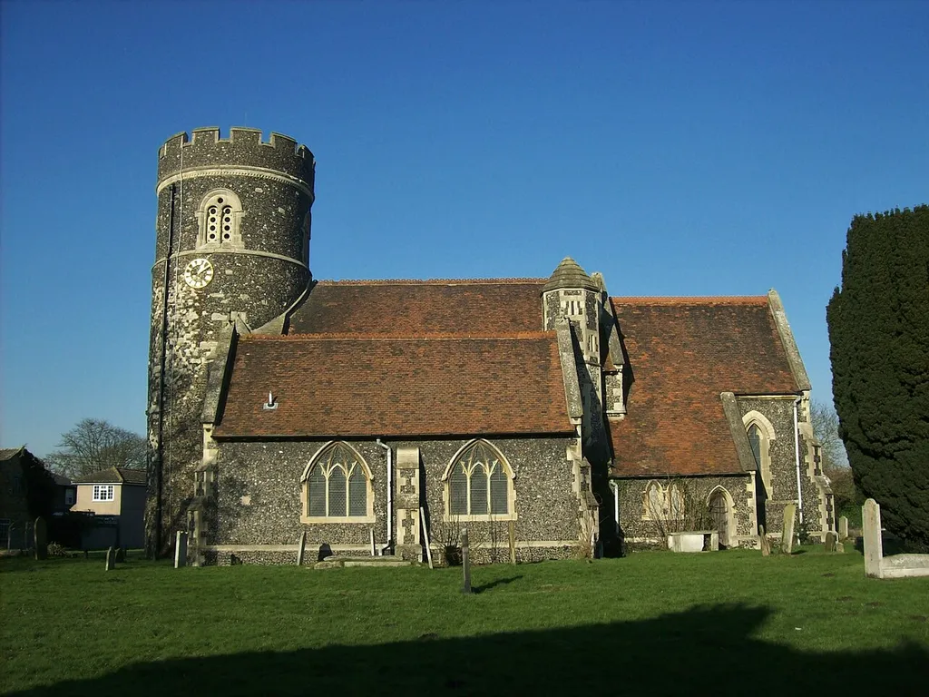 St Nicholas' parish church, South Ockendon, Essex, seen from the south