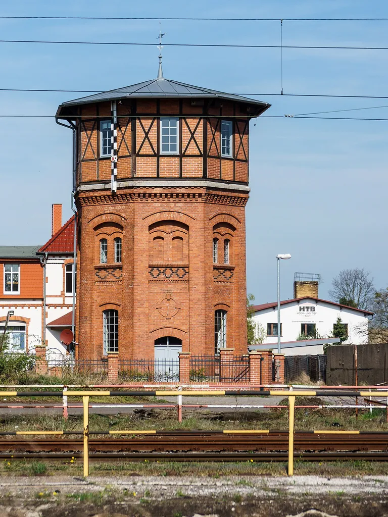 Wasserturm am Bahnhof in Torgau