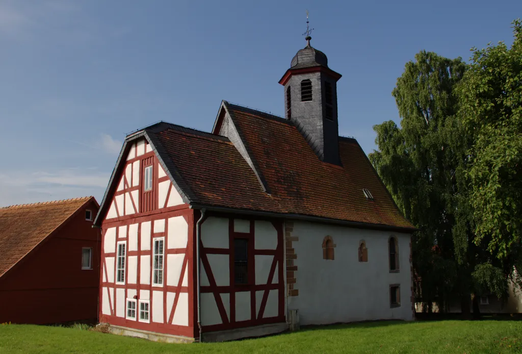 Protestant church in Alsfeld Elbenrod An der Leit 1 / Hesse / Germany