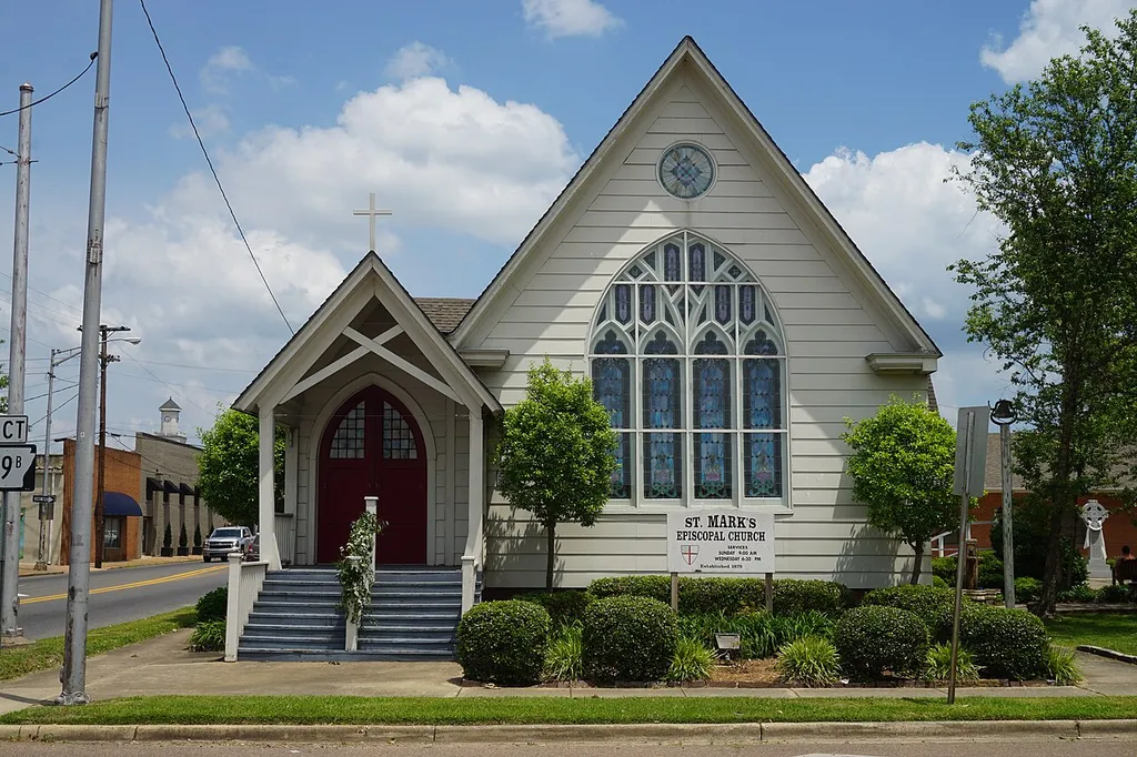 St. Mark's Episcopal Church in Hope, Arkansas (United States).