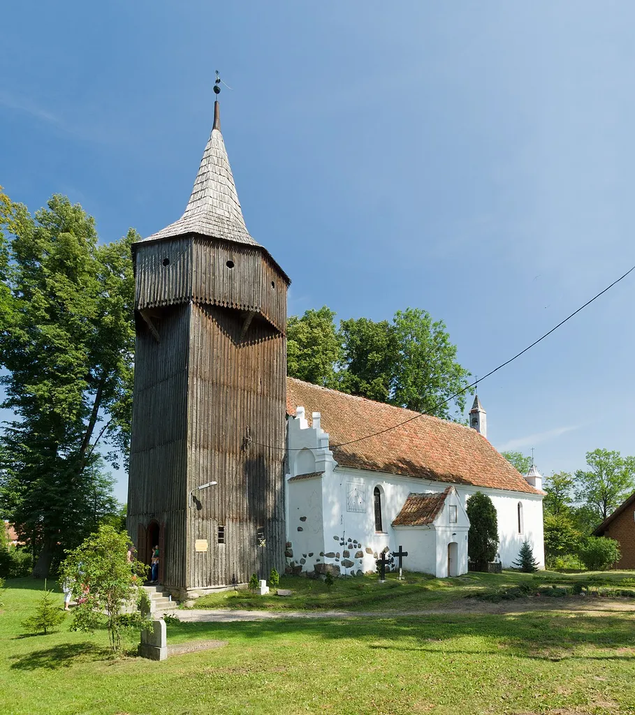 Saint Margaret church in Kłębowo, Poland.
