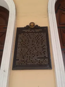 Church of San Fernando de Dilao of Paco historical marker