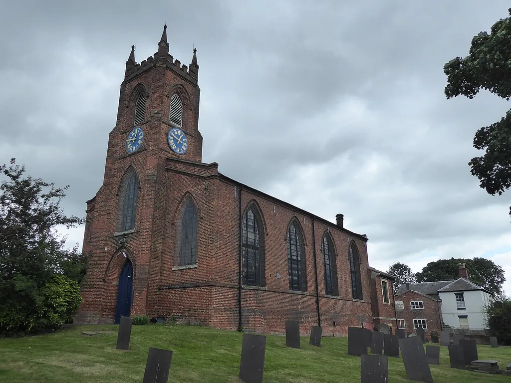 Photograph of St John's Church, Newhall, Swadlincote, Derbyshire, England