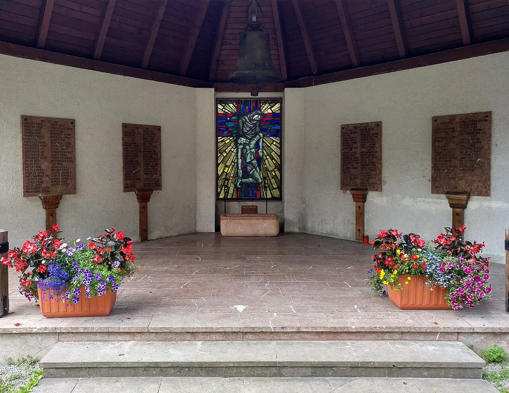 War memorial in Altaussee, Styria, Austria.