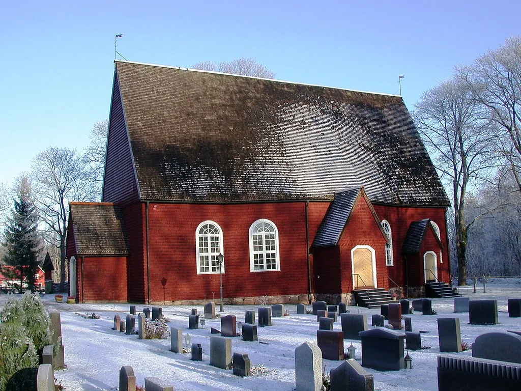 Kråksmåla church, Nybro, Sweden This is a photo of an ecclesiastical monument in Sweden, number 21300000003014 (sub-number: 21420000040741) in the RAÄ buildings database.