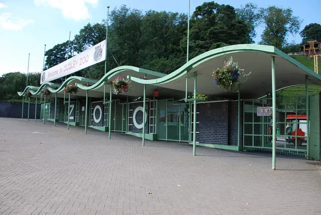 Entrance to Dudley Zoo, West Midlands, England, United Kingdom
