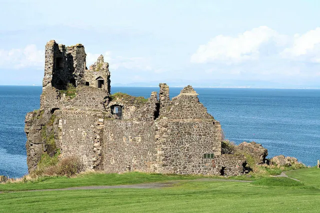 Dunure Castle. There is a lot of history attached to this Castle with some really grisly goings on. Well worth some research....