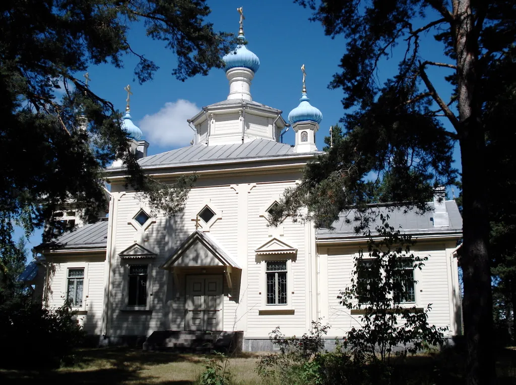 Orthodox church in Hanko, Finland. It was built in 1895, and is dedicated to Vladimir, the Grand prince of Kiev and St. Mary Magdalene.