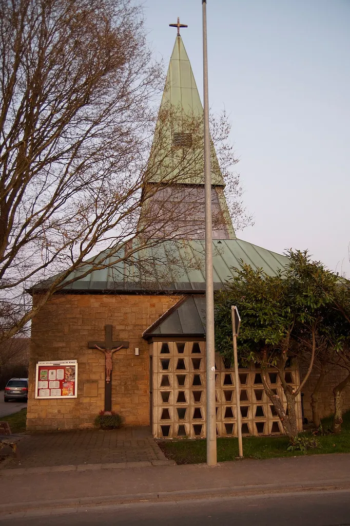 Holy Cross Church, Wonsheim, Germany; The entry