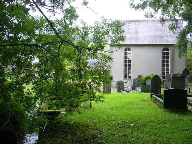 Living Waters is quite a popular name for Baptist churches. This hymn speaks of "living fountains". Ainon Baptist Chapel, Gellywen, Carmarthenshire, Wales (built 1828, rebuilt 1880) seen here could also claim that name because the baptismal tank (corner of it visible at bottom left) is fed directly from the stream which flows through the graveyard.