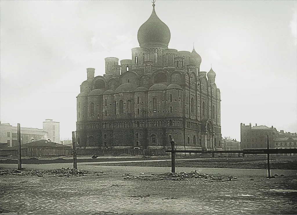 Unfinished Alexander Nevsky cathedral, Moscow