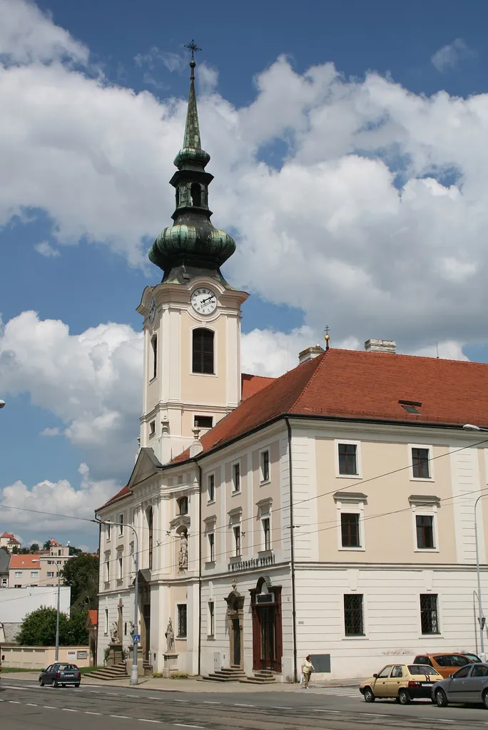 St. Leopold church with Monastery of Brothers Hospitallers of St. John of God in Brno, Czech Republic.
