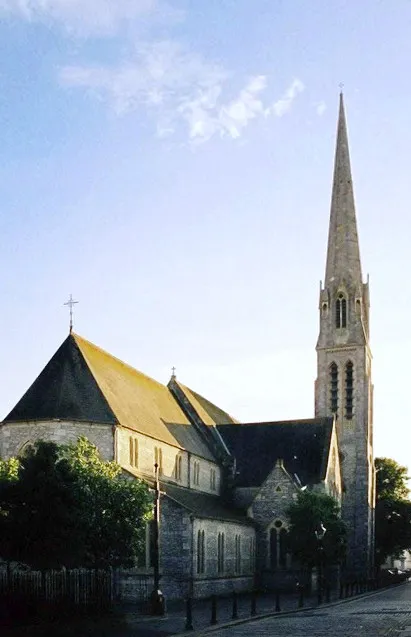 Roman Catholic cathedral of SS Mary and Boniface, Plymouth, Devon, seen from the northeast