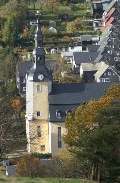 Church of Oberweißbach, Germany.