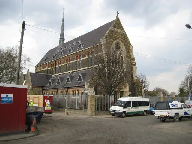 Canning Town: Former St Luke's Church St Luke's Church was consecrated in 1875 and deconsecrated in 1985. In 1993 it was under severe threat of demolition but is now in use as a community centre.