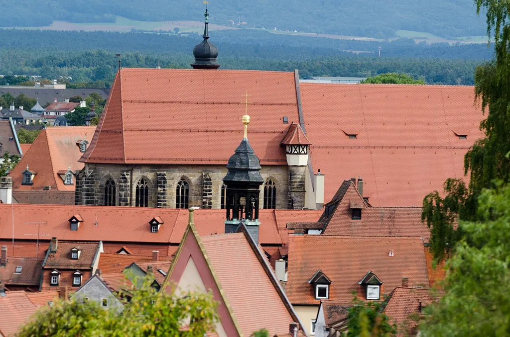 Bamberg, Kirche Beatae Mariae Virginis und St. Christoph, vom Michaelsberg