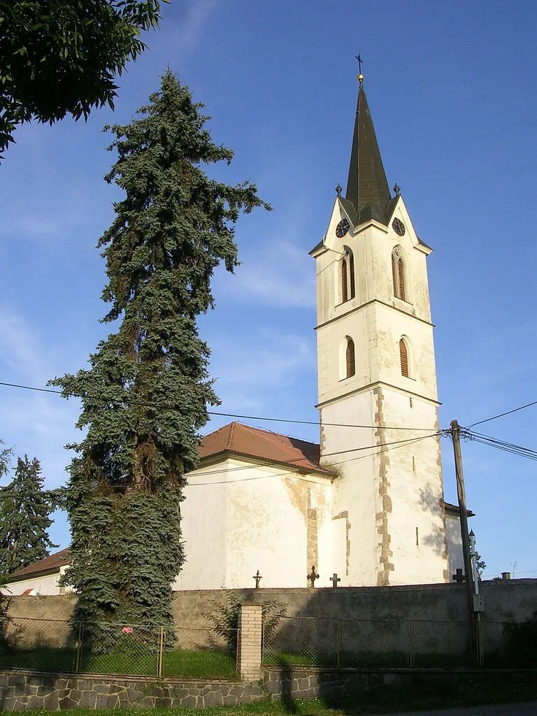 Dublovice, Příbram District, Central Bohemian Region, the Czech Republic. A church.