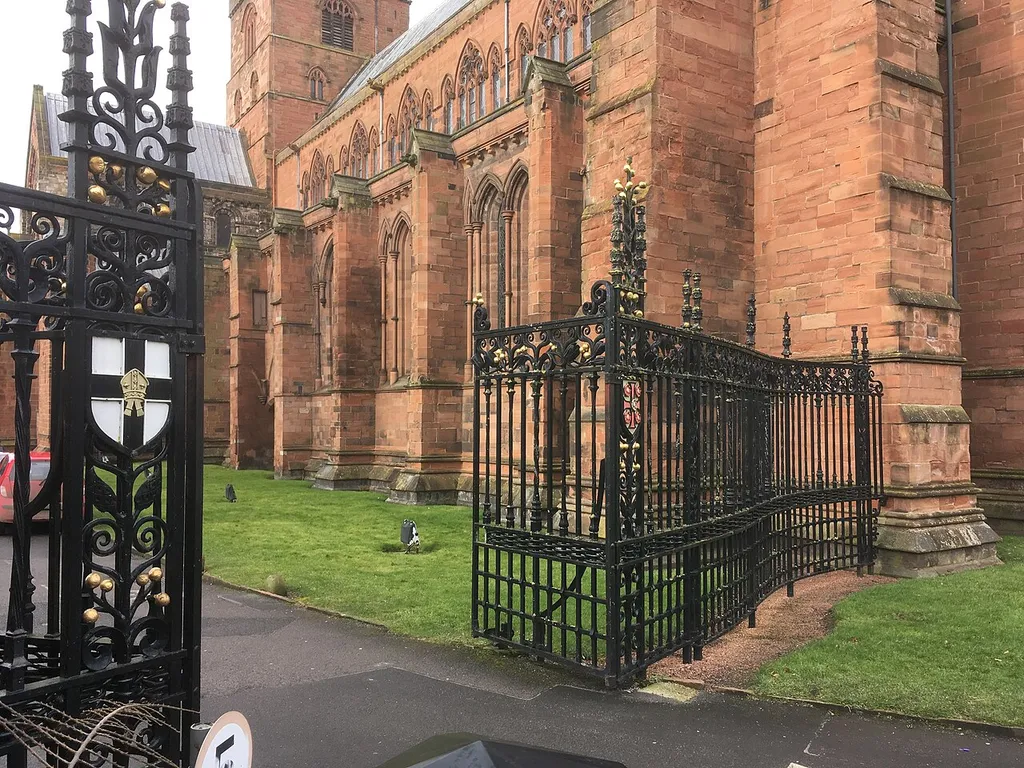Railings and gates at Carlisle Cathedral