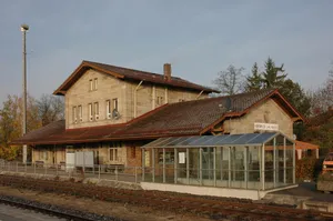 station building at Hersbruck (links Pegnitz) station