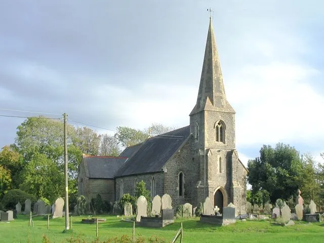 Church of St Gwynour, Penclawdd High up on the hill above Penclawdd on the coast, this church is at the end of a couple of small back streets.
