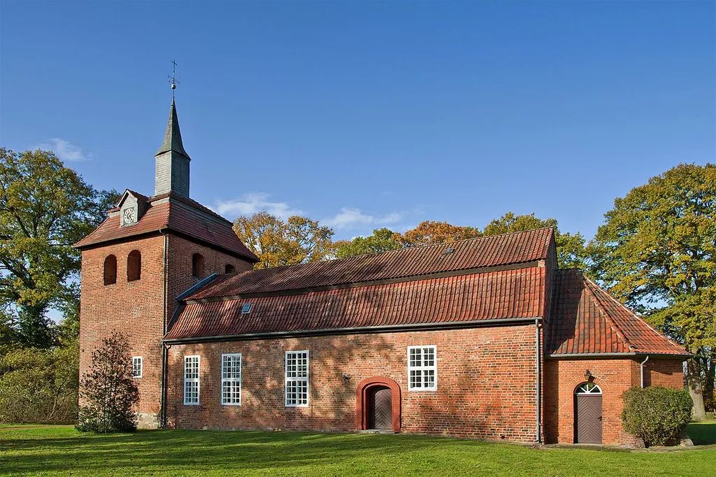 Church of the village Quickborn (district Lüchow-Dannenberg, northern Germany).
