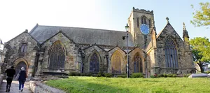 Ruins and below ground remains of St Mary's medieval church