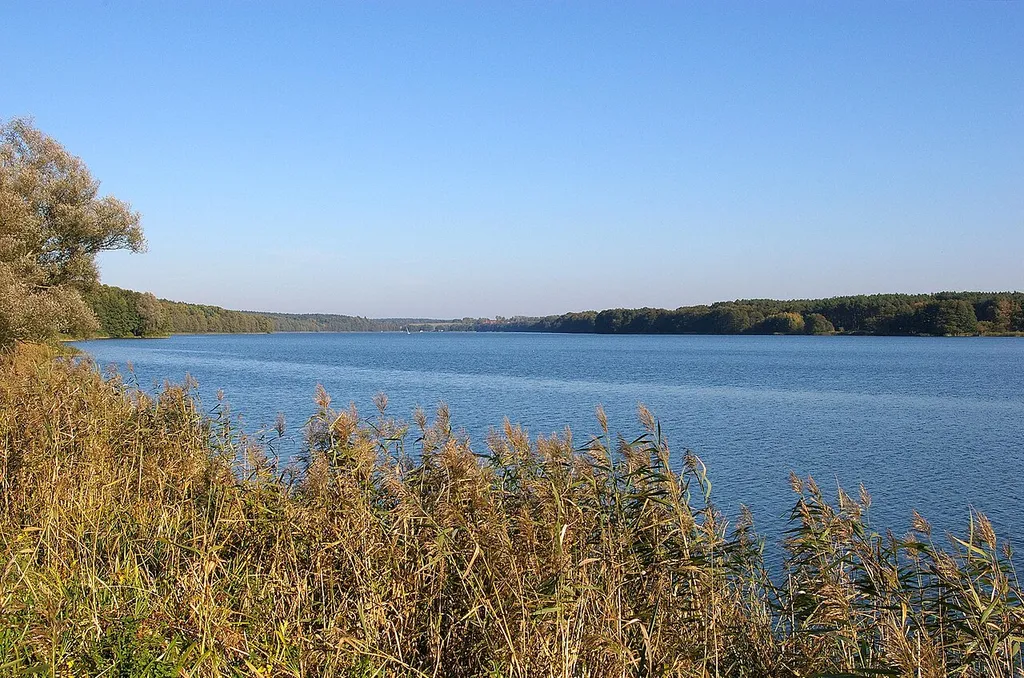 Rudower See ("Lake Rudow") in northern Germany.