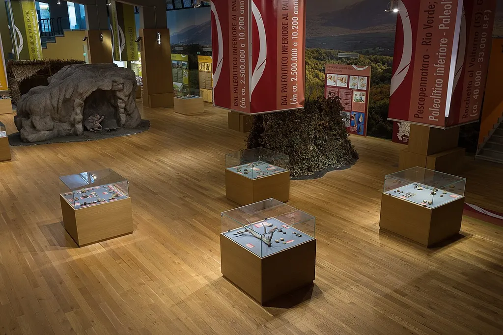 Isernia La Pineta, Museum an der Fundstelle (Museo nazionale del Paleolitico di Isernia).