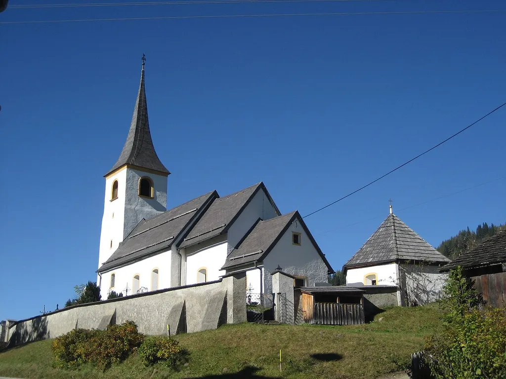 Kath. Pfarrkirche hl. Johannes d. T., Seetal. Gemeinde Tamsweg.