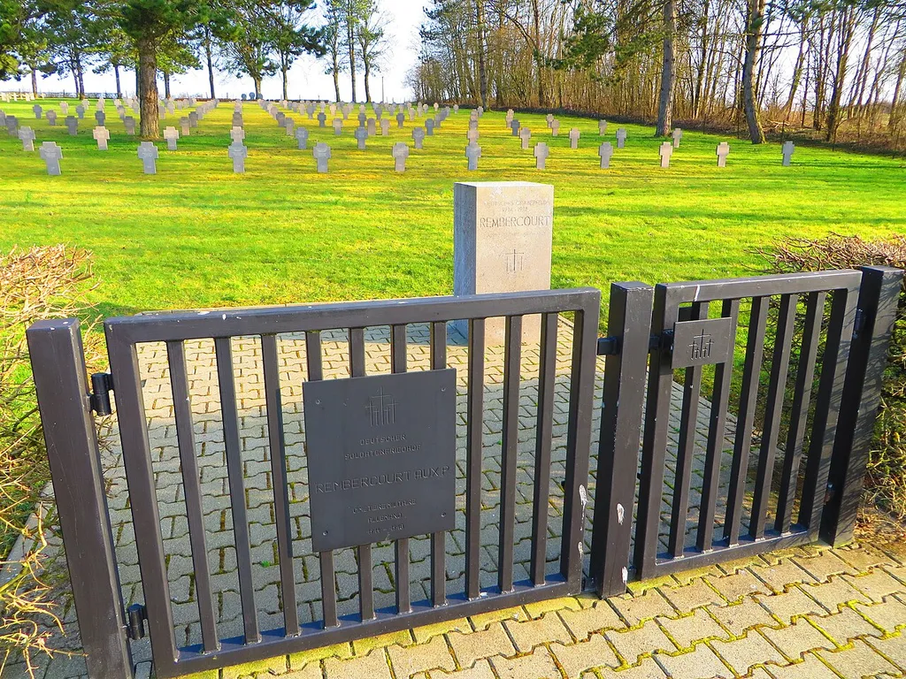 Rembercourt Sommaisne cimetiere militaire allemand