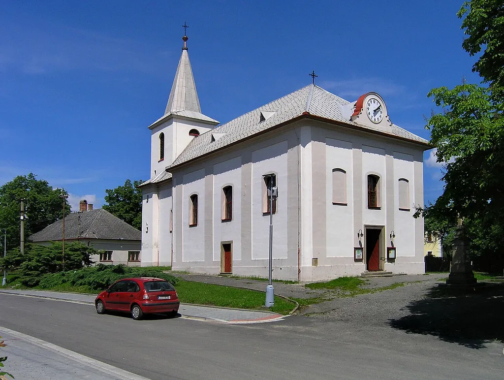 Church in Roštín village, Czech Republic