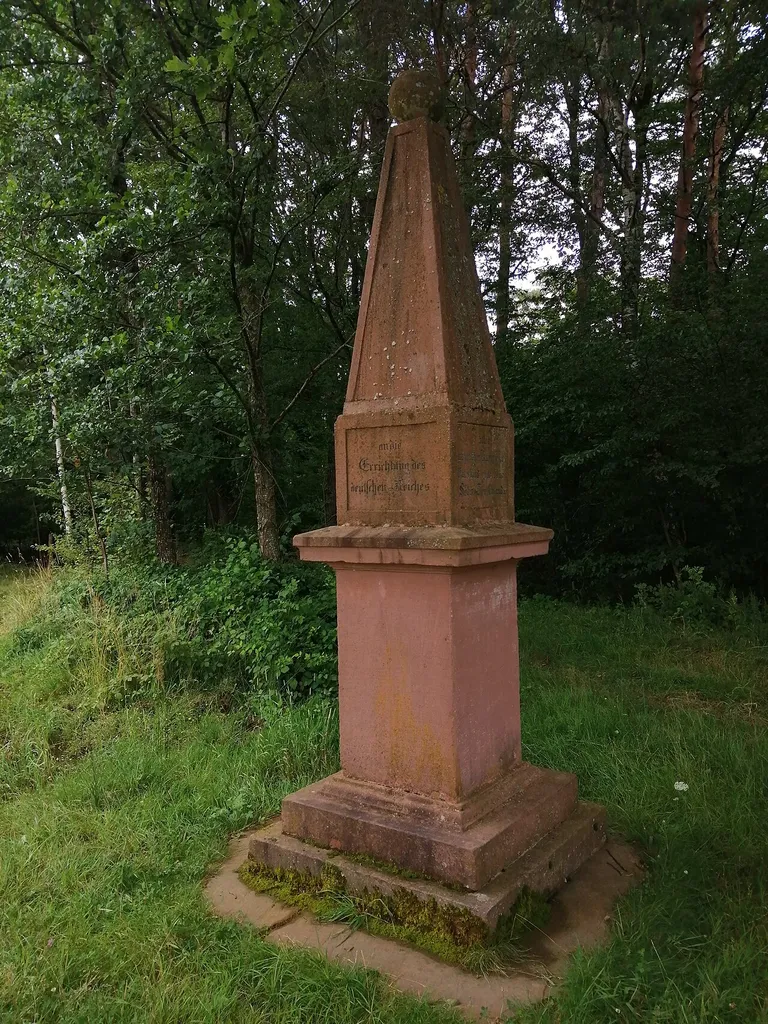 Denkmal zur Erinnerung an die Errichtung des deutschen Reiches auf dem Langenhard in Lahr/Schwarzwald